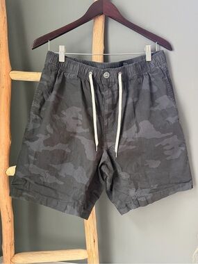 Vuori Camo Ripstop Drawstring Shorts